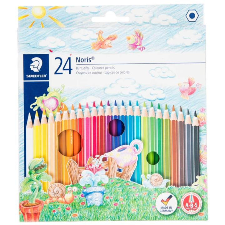 مداد رنگی 24 رنگ استدلر مدل 654